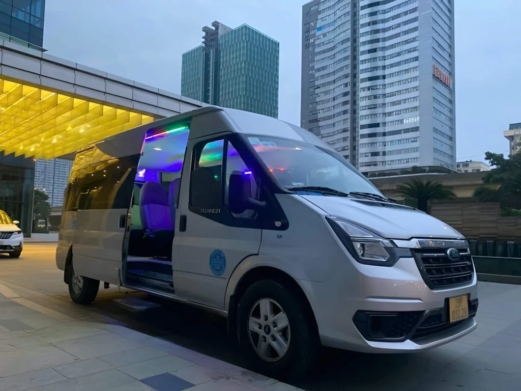 A vehicle of Private Vietnam operates under the company’s licensed transport operator standards.