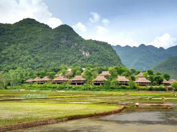 Private transport Vietnam journey view in Mai Chau