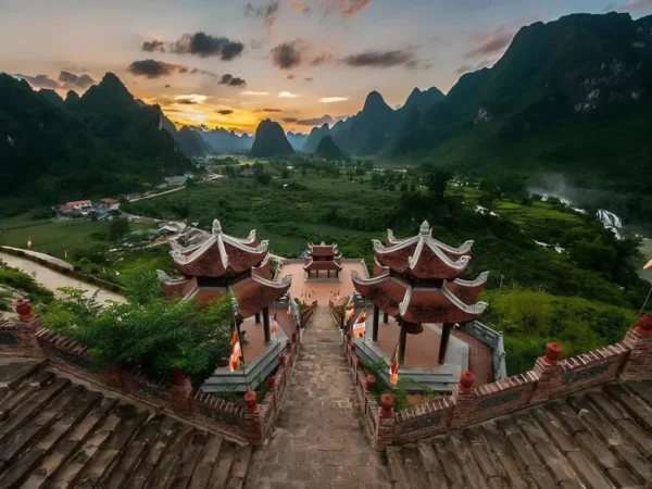 Private transport Vietnam journey view in Cao Bang
