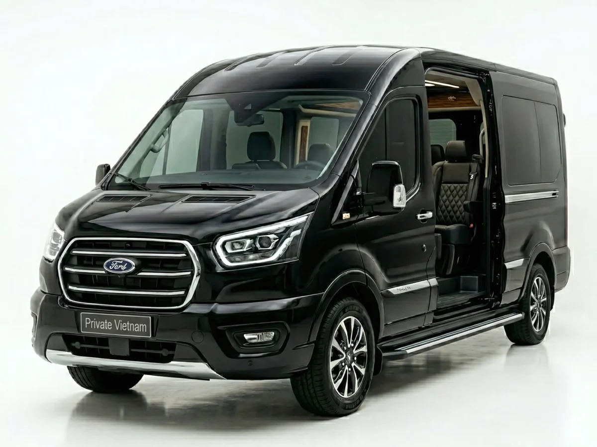 Spacious passenger minibuses, configured for large group travel and regional touring.